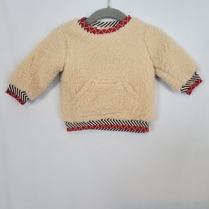 NEW - First Impressions Sherpa Sweater in Cocoa Butter, Size: 0-3 Months